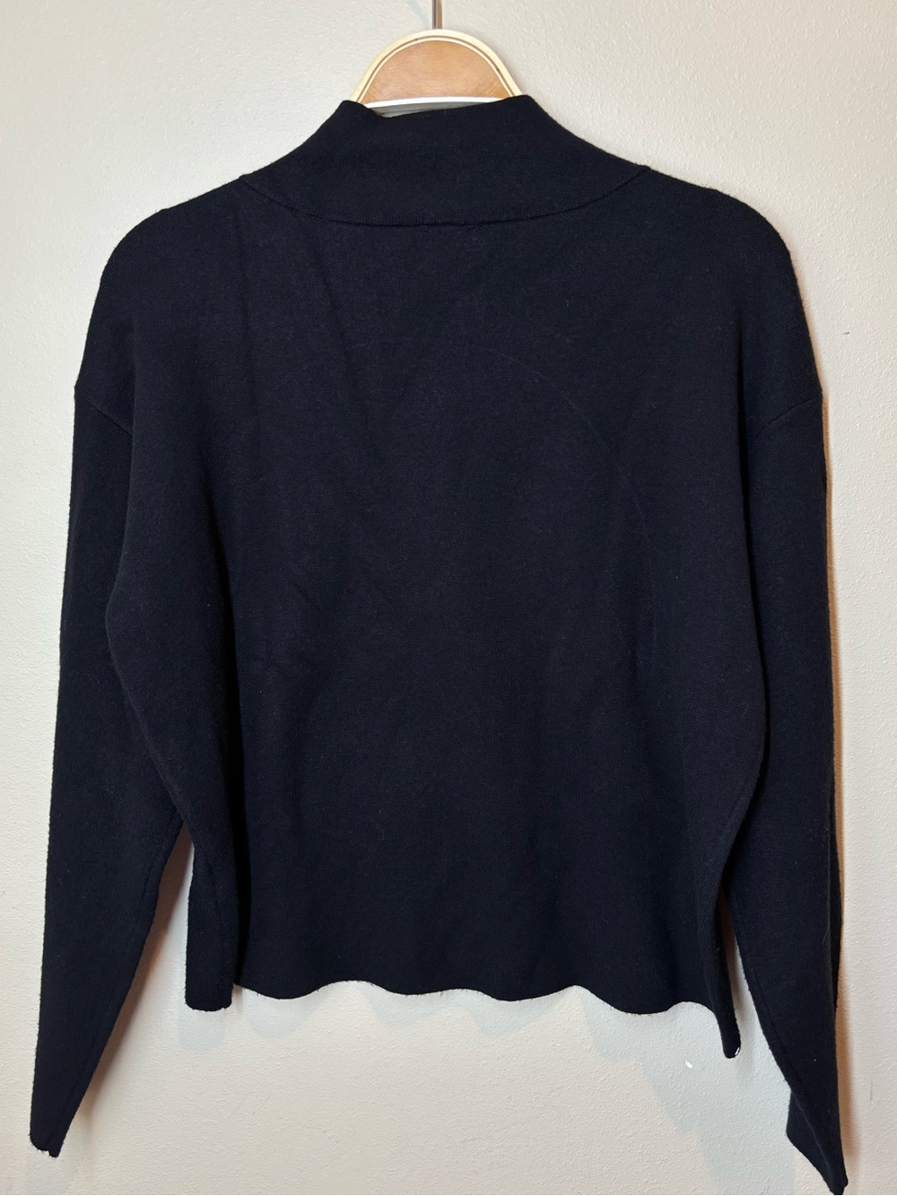 Maeve Classic Black Women’s Mock Neck Sweater, small, Anthropologie - Picture 4 of 5